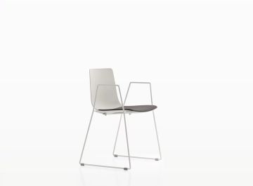Slim chair sledge arm soft S by Alias