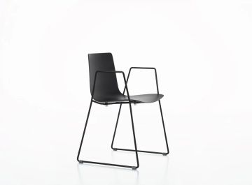 Slim chair sledge arm by Alias