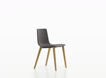 Slim chair wood soft M by Alias - view 2