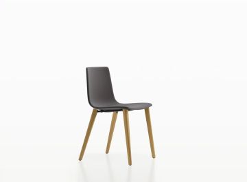 Slim chair wood soft M by Alias