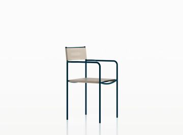 Green armrest by Alias