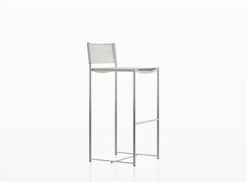 Green pvc high stool by Alias - view 2