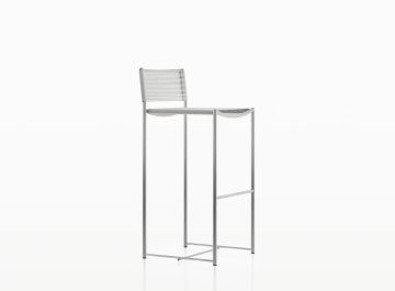 Green pvc high stool by Alias