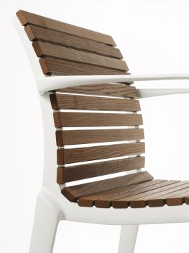 Tech wood armrest by Alias - view 4