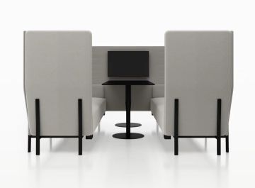Eleven high back privacy 3 + monitor by Alias