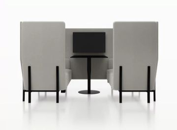 Eleven high back privacy 2 + monitor by Alias - view 2