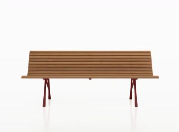 Tech wood bench by Alias - view 2