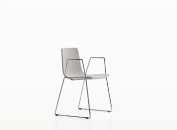 Slim chair sledge arm soft L by Alias - view 2