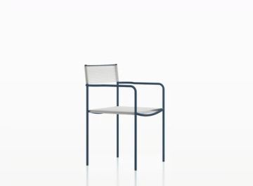 Green pvc armrest by Alias - view 2