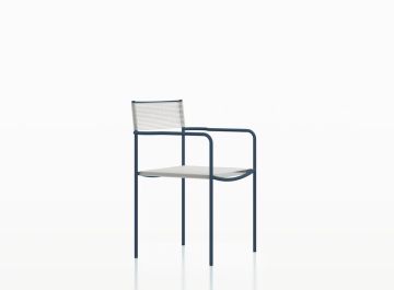 Green pvc armrest by Alias