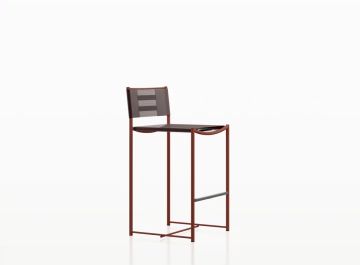 Green stool by Alias