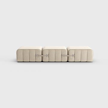 Oneseater Modular Sofa in Jet Fabric - 3 Sofa Modules by Ambivalenz - view 3