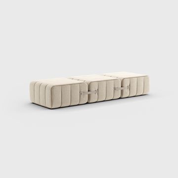 Oneseater Modular Sofa in Jet Fabric - 3 Sofa Modules by Ambivalenz - view 2