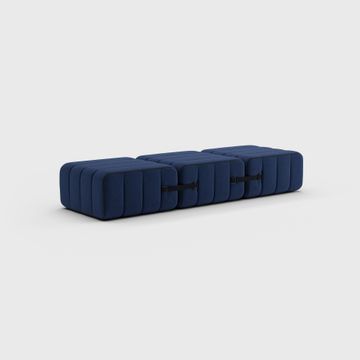 Oneseater Modular Sofa in Jet Fabric - 3 Sofa Modules by Ambivalenz - view 5