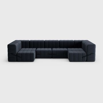 Modular lounge sofa in Jet fabric - 15 sofa modules by Ambivalenz - view 8