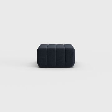 Stool for modular sofa - single sofa module in Jet fabric by Ambivalenz - view 9