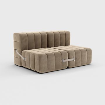 ANGEBOT - Modulares 2-Sitzer Sofa im Stoff Barcelona VOLE - 4 Sofa Module + 2 Kissen by Ambivalenz - view 2