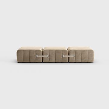1-Seater Modular Sofa in Barcelona Fabric - 3 Sofa Modules by Ambivalenz - view 3