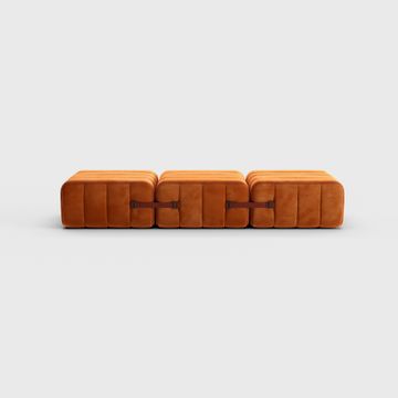 1-Seater Modular Sofa in Barcelona Fabric - 3 Sofa Modules by Ambivalenz - view 6