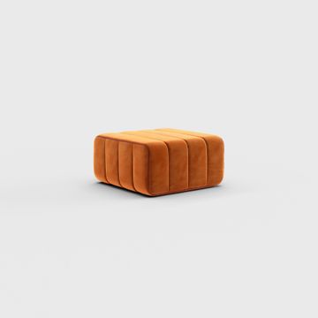 Stool for modular sofa - single sofa module in Barcelona fabric by Ambivalenz - view 6