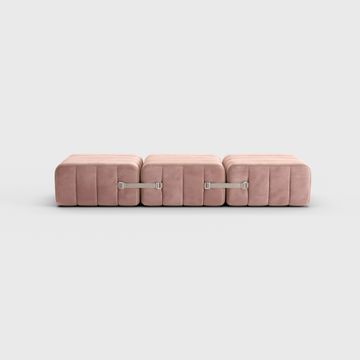 1-Seater Modular Sofa in Barcelona Fabric - 3 Sofa Modules by Ambivalenz - view 8