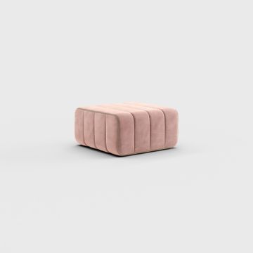 Stool for modular sofa - single sofa module in Barcelona fabric by Ambivalenz - view 8