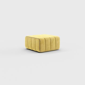 Stool for modular sofa - single sofa module in Barcelona fabric by Ambivalenz - view 5