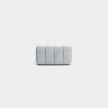 Stool for modular sofa - single sofa module in Barcelona fabric by Ambivalenz - view 3