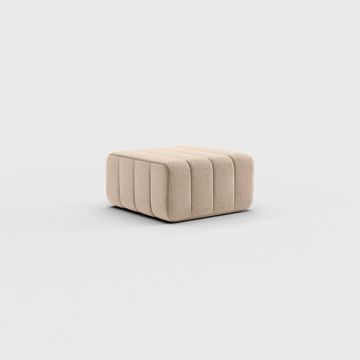 Pouf - single sofa module in Dama fabric by Ambivalenz - view 8