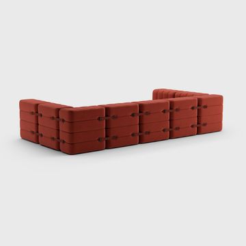 Modular lounge sofa in Dama fabric - 15 sofa modules by Ambivalenz - view 7