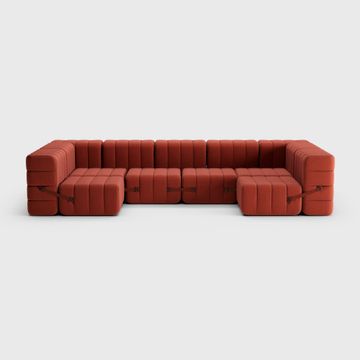 Modular lounge sofa in Dama fabric - 15 sofa modules by Ambivalenz - view 5