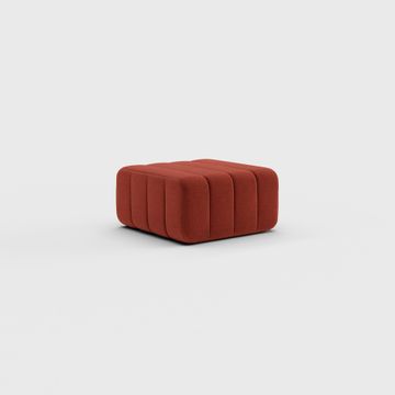 Pouf - single sofa module in Dama fabric by Ambivalenz - view 6