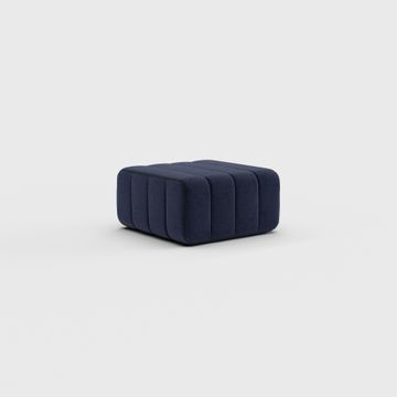 Pouf - single sofa module in Dama fabric by Ambivalenz - view 5