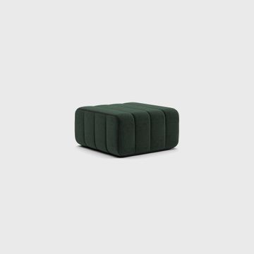 Pouf - single sofa module in Dama fabric by Ambivalenz - view 2