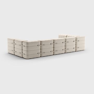 Modular Lounge Sofa in Sera fabric - 15 Sofa Modules by Ambivalenz - view 4