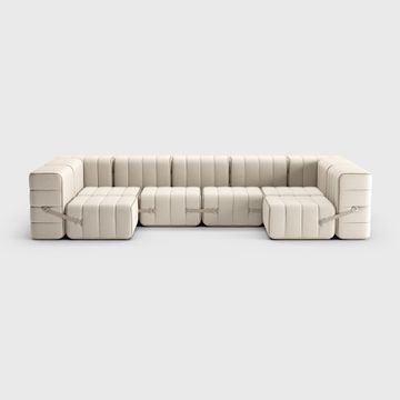 Modular Lounge Sofa in Sera fabric - 15 Sofa Modules by Ambivalenz - view 2