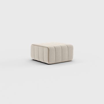 Pouf - Single Sofa Module in Sera Fabric by Ambivalenz - view 6