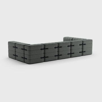 Modular Lounge Sofa in Sera fabric - 15 Sofa Modules by Ambivalenz - view 7