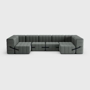 Modular Lounge Sofa in Sera fabric - 15 Sofa Modules by Ambivalenz - view 5