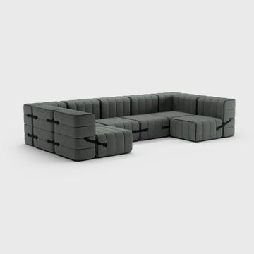 Modular Lounge Sofa in Sera fabric - 15 Sofa Modules by Ambivalenz - view 6