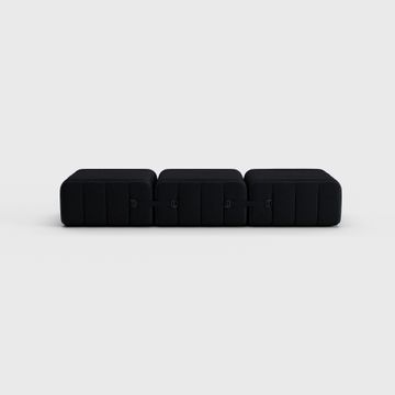 Modular single-seater sofa / lounger in Sera fabric - 3 sofa modules by Ambivalenz - view 6