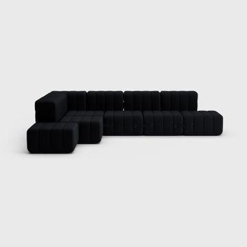 Two-seater Modular Sofa in Sera Fabric - 4 Sofa Modules by Ambivalenz