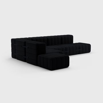 Two-seater Modular Sofa in Sera Fabric - 4 Sofa Modules by Ambivalenz - view 9