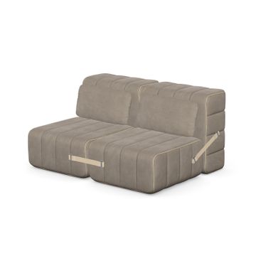ANGEBOT - Modulares 2-Sitzer Sofa im Stoff Barcelona VOLE - 4 Sofa Module + 2 Kissen by Ambivalenz - view 8