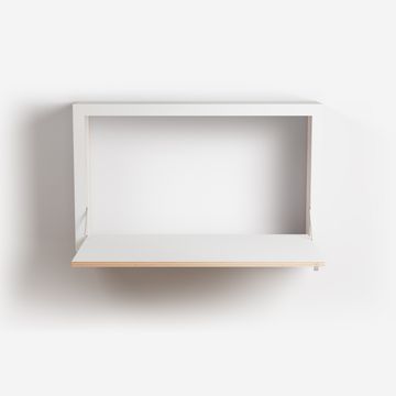 Fläpps Box Desk 100x60x20 - Wall Mounted Desk with Storage by Ambivalenz - view 3