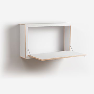 Fläpps Box Desk 100x60x20 - Wall Mounted Desk with Storage by Ambivalenz - view 6