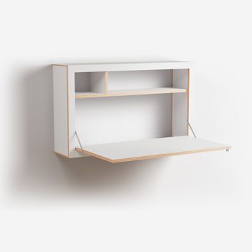 Fläpps Box Desk 100x60x20 - Wall Mounted Desk with Storage by Ambivalenz - view 7