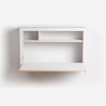 Fläpps Box Desk 100x60x20 - Wall Mounted Desk with Storage by Ambivalenz - view 4