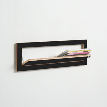 Fläpps Shelf 80x27-1 Shoe Rack - Black by Ambivalenz - view 4