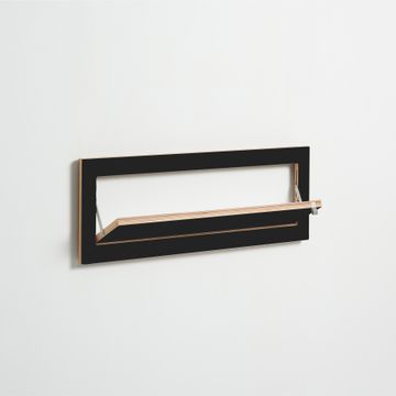 Fläpps Shelf 60x27-1 Shoe Rack - Black by Ambivalenz